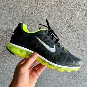 Nike Air Max+ 2011 - Black/Mtlc Cool Grey-Volt
